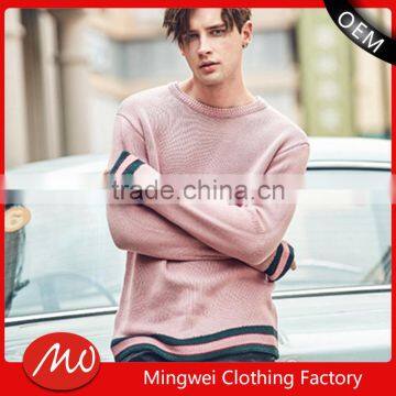 mens luxury fashion mohair pullover sweater with high quality