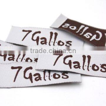 Customized Garment Shoe Labels/woven Labels/printed Clothing Label/embroidered Tag End Fold WEF-001 photo-2