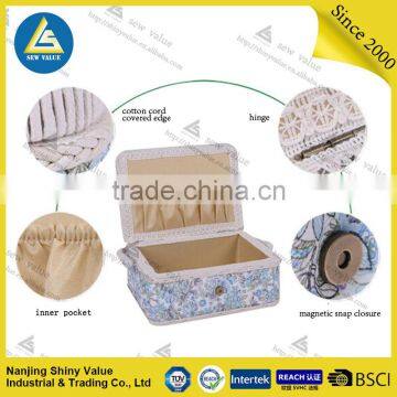 Latest Design Gorgeous Low-key Vintage Sewing Basket Storage Basket for Home Decoration/sewing Work photo-6