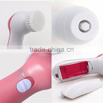 5 In 1 Electric Beauty Relief Massager Face Cleansing Brush Cleanser photo-2
