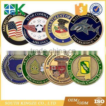 Excellent quality zinc alloy die casting custom mint challenge coins