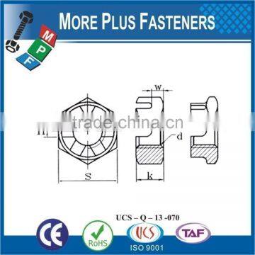 Made in Taiwan DIN 937 Low Castellated Nut DIN 937