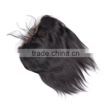 Brazilian Human Hair Kinky Straight Lace Frontal With 360 Lace Band photo-4