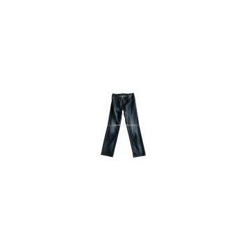 Black Denim Soft-Washed Leisure Fashion Loose Jeans for Man photo-3