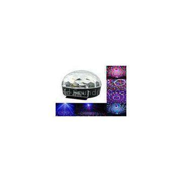 DMX512 Disco Led Stage Lights 6x LED RGB Crystal Ball Effect Laser For Golf Course