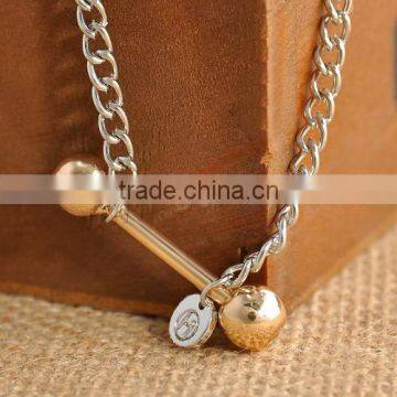 New silver color Zinc Alloy Anklet with different design