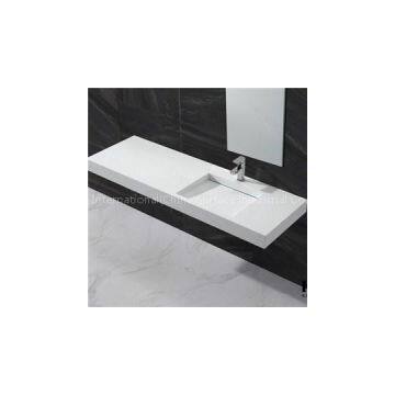 Acrylic Solid Surface Wall-hung Basin Matt Finished Wash Basin