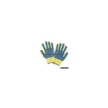 Sell Kevlar Yarn Work Gloves With Pvc Dots On Palm