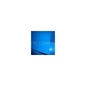 Blue Recycled Glossy TPU Tarpaulin fire proof and waterproof truck cover and side curtain