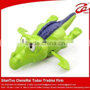 2014 hot summer toys, bath plastic toy, crocodile swimming toy