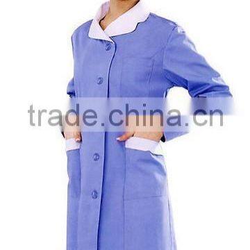 10 years experience supplier- T/C 65/35 21x21 100x50 Purple Polyester cotton fabric - for Nurse uniform