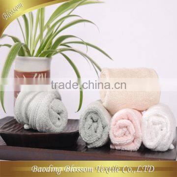 Bamboo Cotton Terry Towel Set HRM Plain Terry Towel with Dobby Border Hotel SPA Towel Set