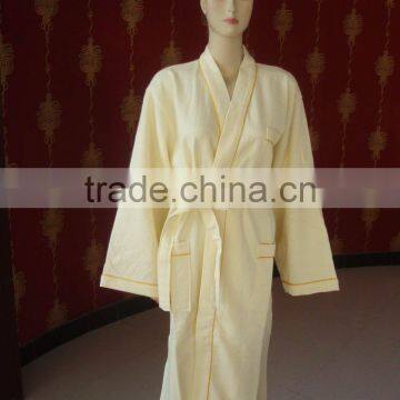 comfortable cut pile hotel bathrobe