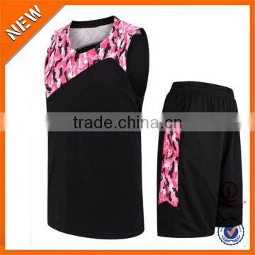 Wholesale latest basketball uniform designs, basketball jersey logo design H-788