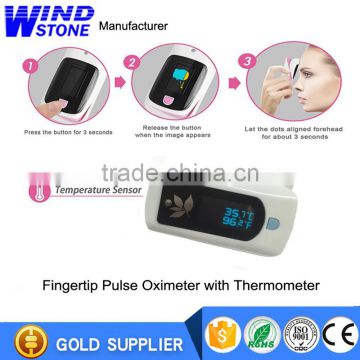 Fingertip Pulse Oximeter Digital Thermometer No.1 Doctor Recommened 24 Hours Care