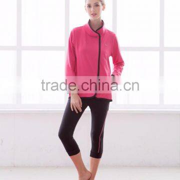 Yoga Clothes High Neck Fleece Women Jacket photo-5
