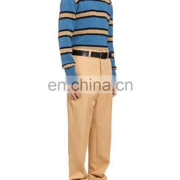 Men's Crewneck Knit Men's Crewneck Knit Milti-coloured Striped Pattern photo-2