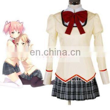 Rose team-Puella Magi Madoka Magica Girl School Uniform Anime Sexy Halloween Carnival Costume