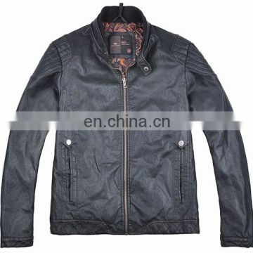 2015 top new design high quality PU leather jacket