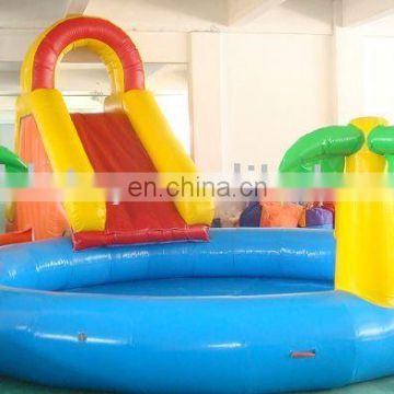 hot selling inflatable swimming pool with slide