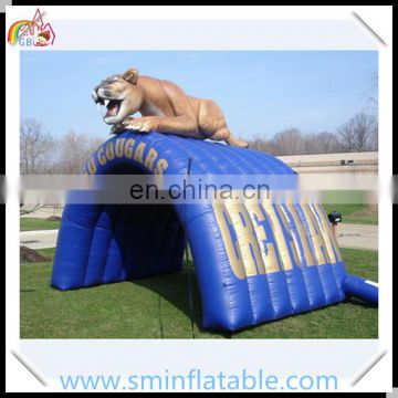 Commercial inflatable tunnel tent, camping inflatable football tunnel, mascot tunnel tent for event/outdoor/advertising