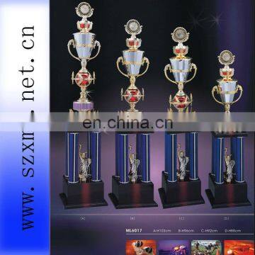 plastic football soccer winners trophy cup for sports souvenir