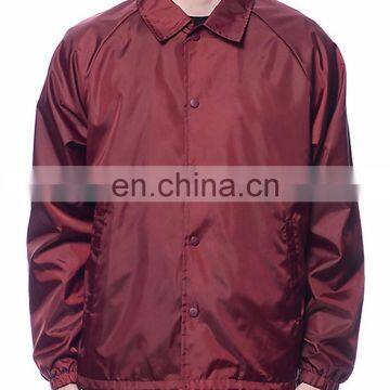 Fashion Style plaid embroid man windbreaker cheap wholesale customized