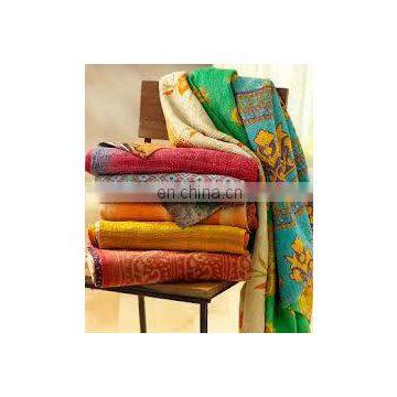 vintage kantha throw