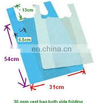 non woven vest cut bag