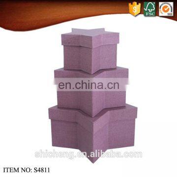 Special Design Star Shape Mini Paper Gift Packaging Box With Lid photo-5