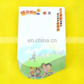 customized sticky memo note pads