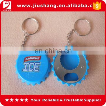 plastic keychain twist cap bottle opener with high quality