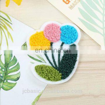 Wholesale Custom 100% Polyester Embroidery Chenille Patches For Clothing