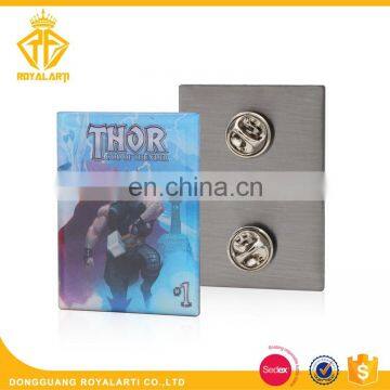 Cool God of Thunder Hero Offset Printing Pins for Game