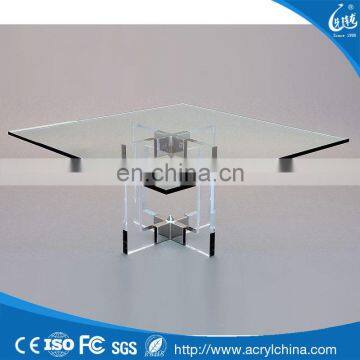 Wolesale high quality luxury clear acrylic dining table