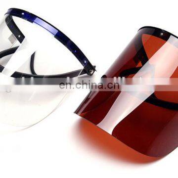 safety PC chemical heat resistance medical protection face shield