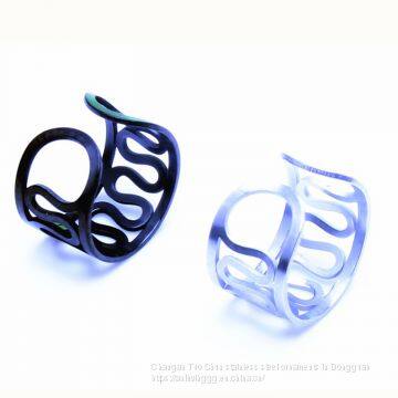 Wish Explosion Stainless Steel Hollow Nose Clip Ear Clip Painless Fake Earrings Accessories Wholesale Manufacturers photo-3
