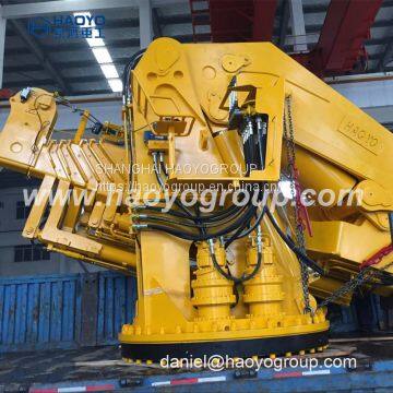 2.5t Hydraulic Knuckle Telescopic Boom Crane Marine Ship Deck Crane