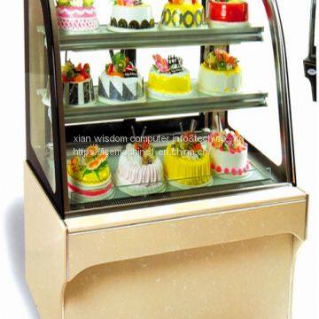 Refrigerated Food Display Energy Saving With Hot Air Blowing System