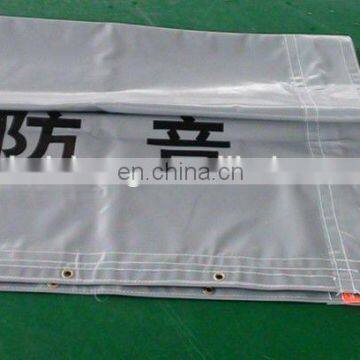 sound-proof tent fabric, pvc tarpaulin sound protection