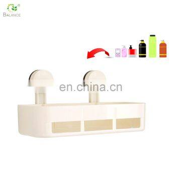 Bathroom Storage Basket Suction Cup Plastic Storage Rack Box