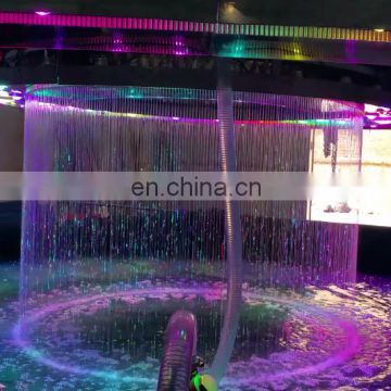 Digital water curtain,swimming pool waterfall in massage