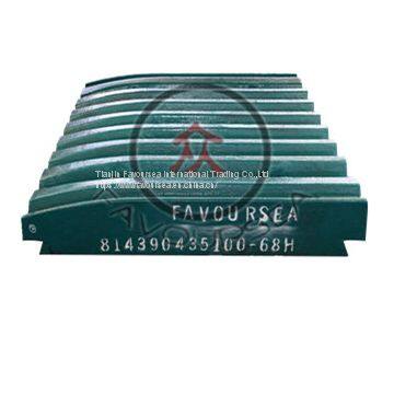 High Manganese Steel Casting Jaw Plate for Jaw Stone Crusher photo-2