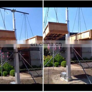 Portable Aluminum Alloy Silver Color Antenna Mast