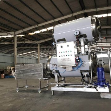 Hot Water Rotary Spray Sterilization Pot For Soft Package