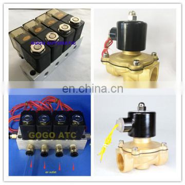 3 Way 2 Ports Coil Flow Control Air Compressor Solenoid Valve with 25mm Orifice 24VDC