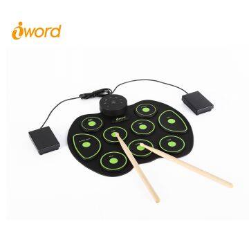 Iword G4002 9 Pads Portable Electronic Drum Without Built-in Speaker photo-2