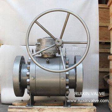 China Supplier Manufacturer API 6D/API608 Trunnion Mounted A105 F304 LF2 F316  Ball Valve solid ball