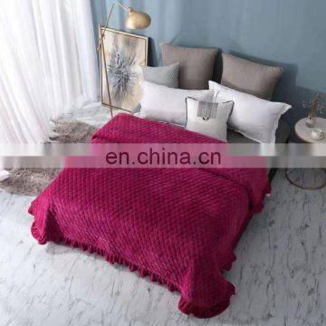 High quality Red luxury queen size quilt cover bedding sets for bedroom