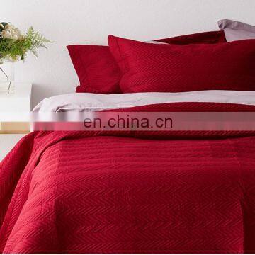RAWHOUSE Wedding Red 3pcs Bedspreads Cotton photo-3